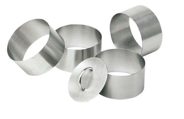 APS Ring pierścień do formowania potraw, fi 6 cm, H 4,5 cm, 5 sztuk zestaw 1 ST , nr kat. 00113