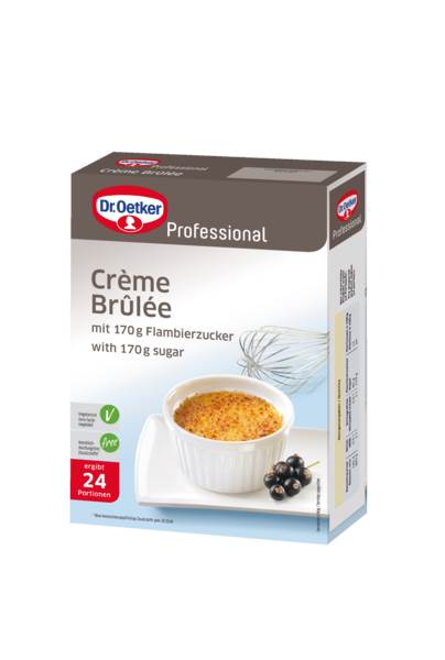 Dr.Oetker Professional Crème Brûlée, zum Kochen, (1-39-250551) 450 G/FS