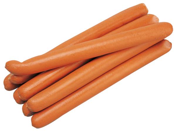 Star Culinar Currywurst, Schinkenwürstchen, gebrüht, geräuchert, in Eigenhaut, 10x160g, 1,6 KG/PK Kaliber 28(L27), mit Curry gewürzt, nach dtsch.Rezeptur,