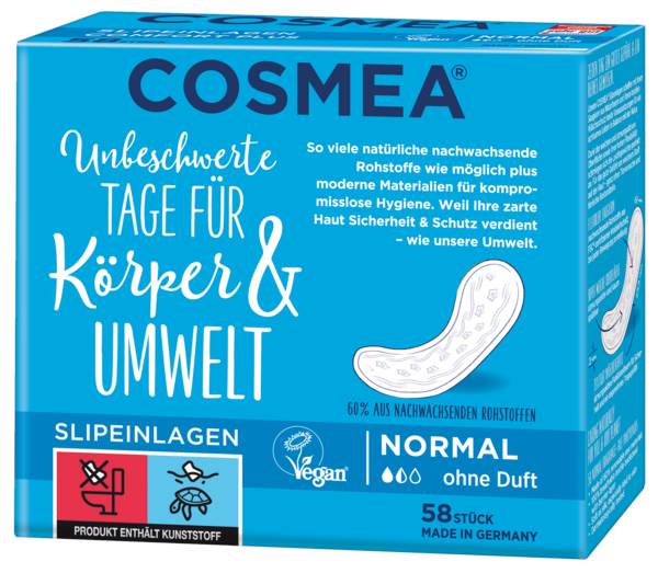 Cosmea Comfort Slipeinlagen, comfort, normal, 58 Stück, (44021131) 58 ST/PK