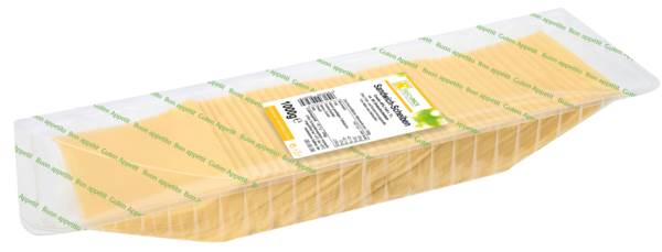 Gouda Dreieck Scheiben, Schnittkäse, Kuhmilch, 48% Fett i.Tr., Deutschland, 1 KG/PK ideal als Sandwichbelag, ohne Konservierungsstoffe, Laktosefrei