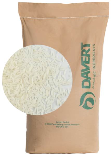 Davert Mühle Bio Parboiled Reis weiß lang, 25 KG/SA