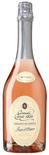 Aimery Sieur d'Arques Crémant de Limoux Grande Cuvée 1531 Rosé Brut, wino różowe, wytrawne, musujące, 0,75 L/BU