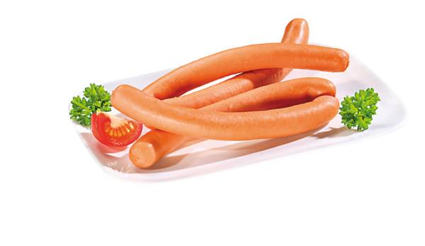 Base Culinar Wiener Würstchen, im Schafsaitling, geräuchert, 20x ca.50g, 1 KG/PK Kaliber 20/22 (L17), Brühwurst, fein zerkleinert, nach dtsch.Rezeptur,