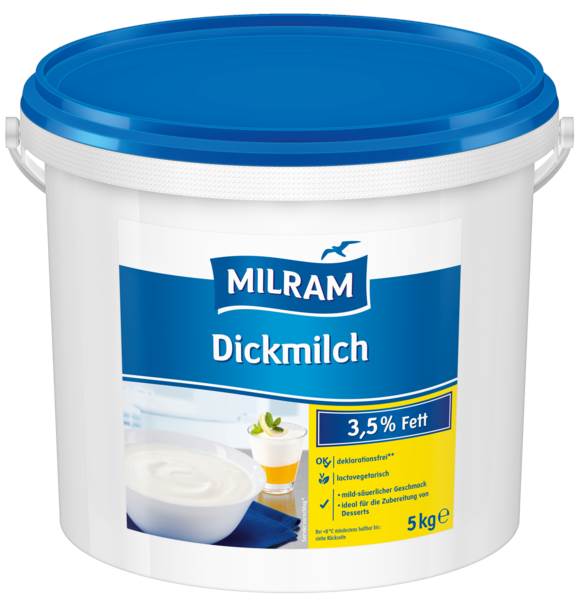 Milram Dickmilch, 3,5% Fett, 5 KG/EI
