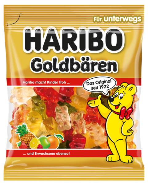 Haribo Złote misie, żelki, 100 GR/TB