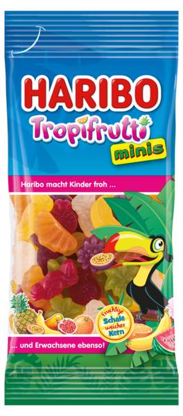 Haribo Haribo "TropiFrutti" mini bag  75g 75 G/BG