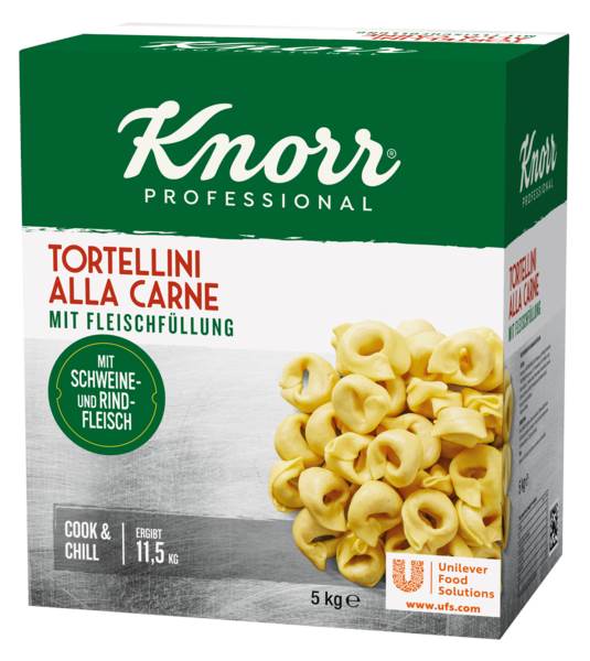 Knorr Tortellini z nadzieniem mięsnym, (2551) 5 KG/KT