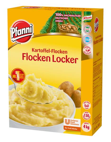 Pfanni Flockenpüree "flocken-locker", (2028) 4 KG/KT