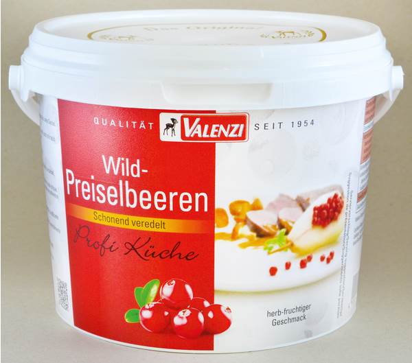Valenzi Wildpreiselbeeren, 2 KG/EI