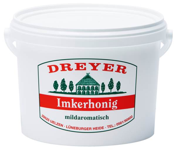 Dreyer Imkerhonig, flüssig, 2,5 KG/EI