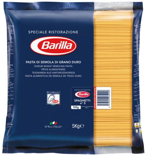 Barilla Barilla Spaghetti No.5         5kg 5 KG/BG