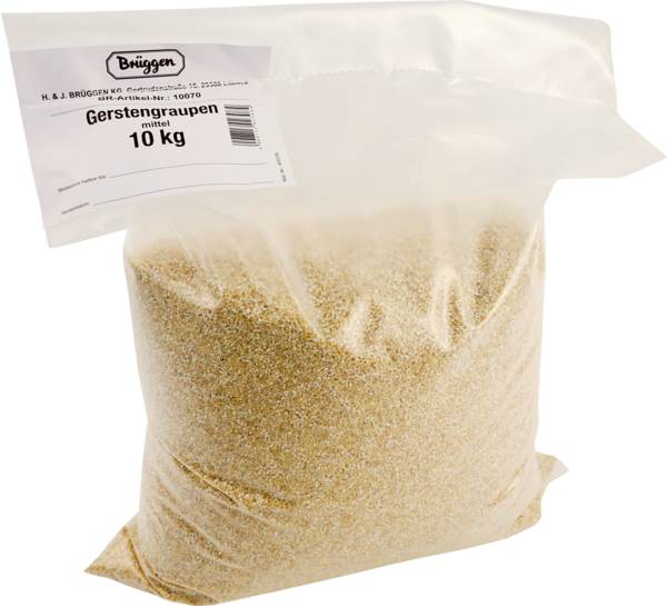 Brüggen Gerstengraupen, mittel, 10 KG/SA