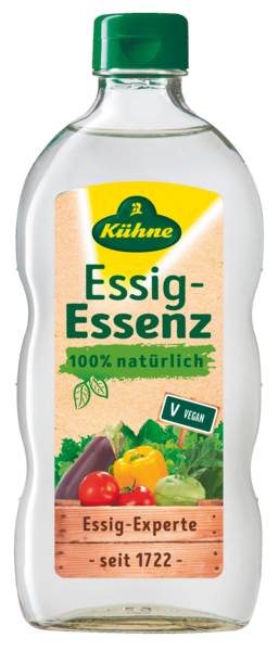 Kühne Essig-Essenz, aus Branntweinessig, 20% Säure, naturvergoren 0,4 KG/FL