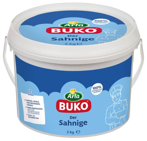 Arla Buko Chef, Frischkäse, Kuhmilch, 74% Fett i. Tr., Dänemark, 3 KG/EI