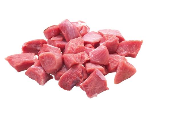 Star Culinar Putengulasch, schier, natur, gewürfelt, Würfelgröße 1x1x1cm, ca. 1 KG aus der Oberkeule
