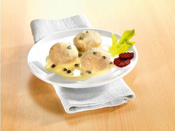 TK Base Culinar Klops Königsberger Art, ohne Zwiebeln, ca. 40g, 8 KG/KT