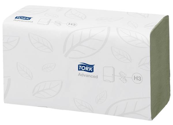Tork Handtuchpapier, grün, 25x23cm, 2lagig, H3, 3750 Stück, (290179) 1 KT