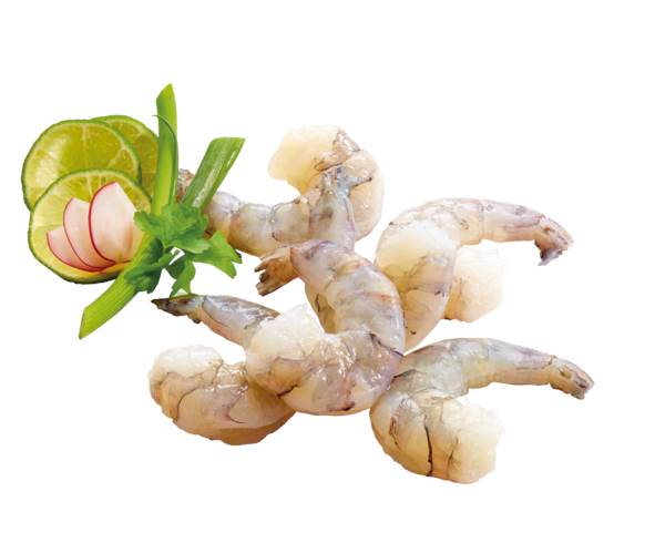 TK Star Culinar Black Tiger Garnelen, ohne Schale, IQF, 20% Glasur, 8-12 Stück per lb, 1 KG/BT