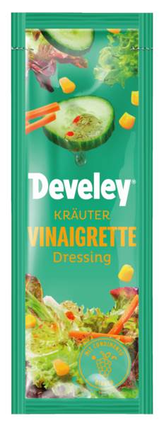 Develey Vinaigrette Kräuter Dressing, Portionen, 25ml, 125 ST/KT