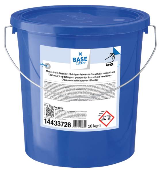 Base Clean Geschirrreiniger, für Haushaltsmaschinen, Pulver, 10 KG/EI