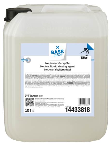 Base Clean Klarspüler, neutral, 10 L/KN