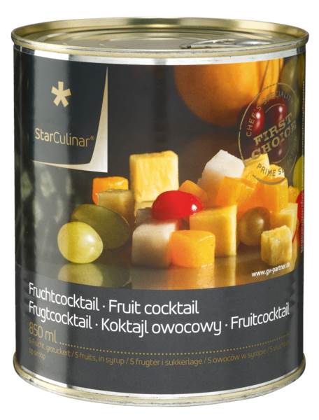Star Culinar Fruchtcocktail, ATG:500g, 850ml, 850 ML/DS