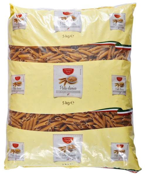Mamma Lucia Vollkorn Penne Rigate, 5 KG/BT