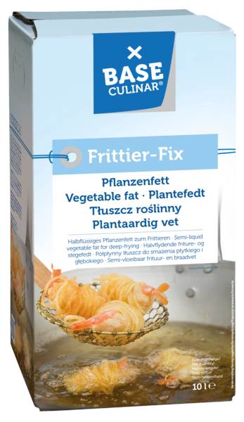 Base Culinar Frytura Fix, roślinna, półpłynna, opakowanie Bag in Box, 10 L/BX Olej Rzepakowi i Palmowy, z subst.przeciwpieniaca