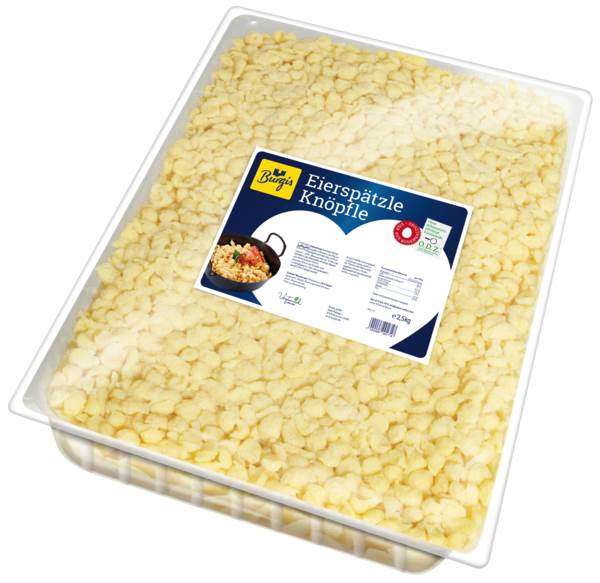 Burgis frische Knöpfle, 2,5 KG/SH ohne Konservierungsstoffe