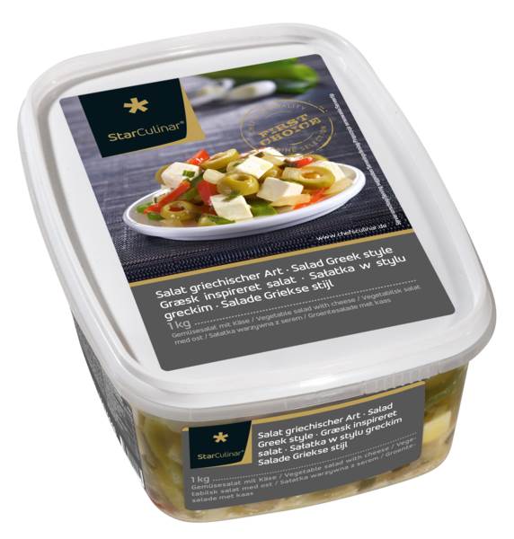 Star Culinar Salat griechischer Art, ohne Konservierungsstoffe, 1 KG/BE