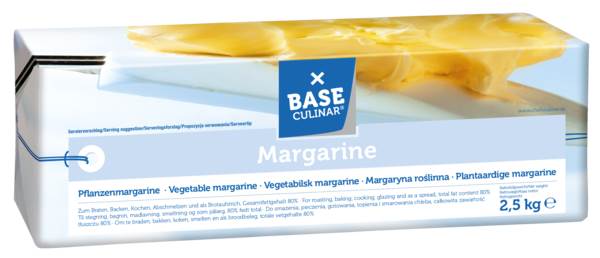 Base Culinar Pflanzenmargarine, 2,5 KG/SG