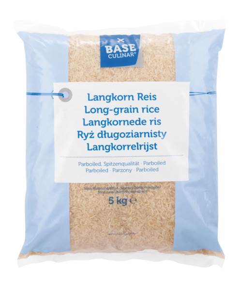Base Culinar Langkorn Reis, parboiled, 5 KG/BT