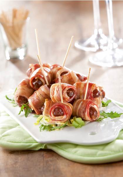 TK Tapas, Datteln im Speckmantel, ca.32xca.20g, 640 G/PK