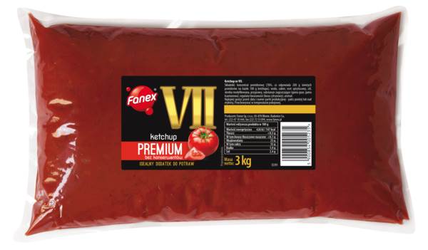 Fanex Ketchup VII premium, 3 KG/TB do dyspensera
