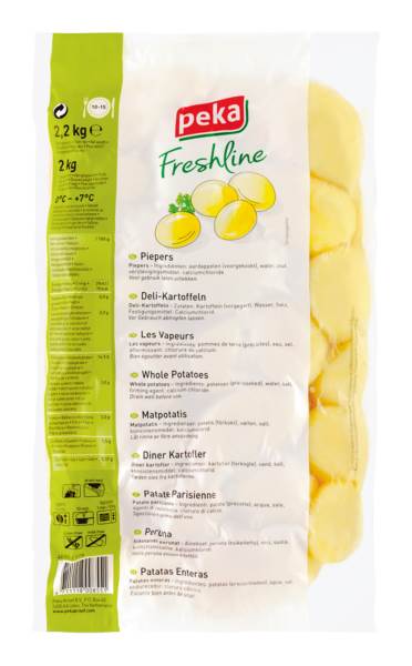 Peka Deli-Kartoffeln, Ø 38-40mm, 2 KG/PK
