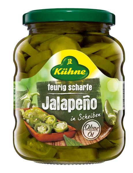 Kühne Jalapenos, ATG: 165g, 370 ML/GL