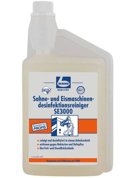 Dr. Becher Sahne-und Eismaschinen Reiniger SE3000, Konzentrat, 1 L/FL