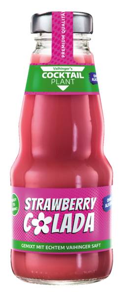 Vaihinger Cocktail Plant Strawberry Colada alkoholfrei Premix MW, 0,2 L/FL