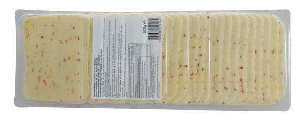 Allerstedter Käsescheiben Paprika, Käsezubereitung, Kuhmilch, 50% Fett i.Tr., Deutschland, 500 G/PK