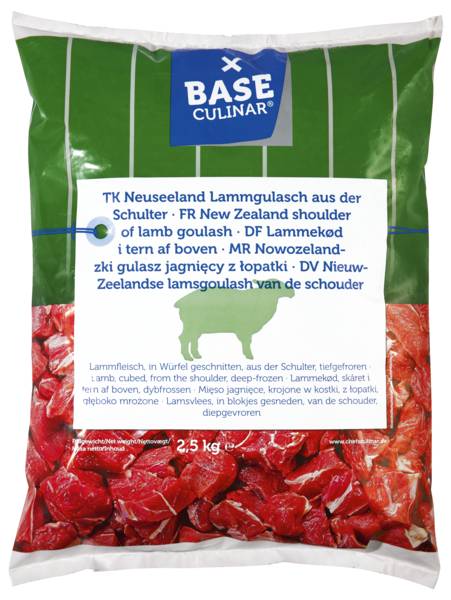 DV Base Culinar lamspoulet blokjes 2,4x2,4cm 2,5 KG/PK
