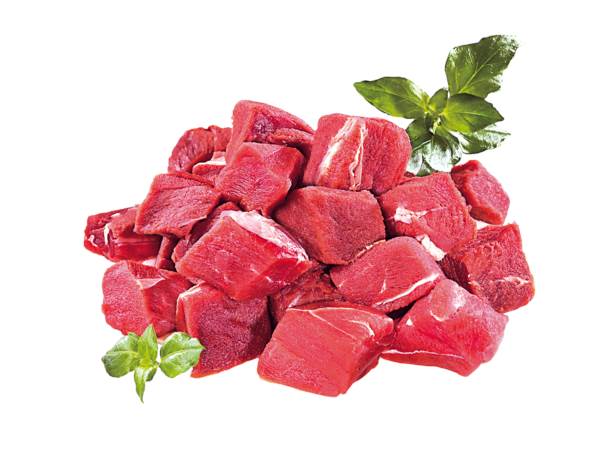 TK Base Culinar Hirschedelgulasch, GV, gewürfelt, Würfelgröße 38x38mm, 2,5 KG/PK aus der Schulter und Zuschnitten aus der Keule, lose rollend, IQF