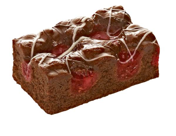 TK Patisserie du Chef Schoko-Rote-Grütze-Kuchen, 39x29, zu 21 Stück geschnitten, 1440 G/ST Schokorührteig gefüllt mit roter Grütze, dekoriert mit Schokolade,
