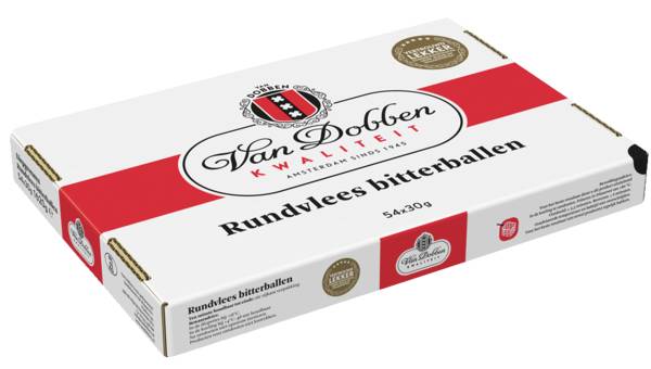 DV van Dobben rundvlees bitterbal 25% 30gr 54 ST/DS