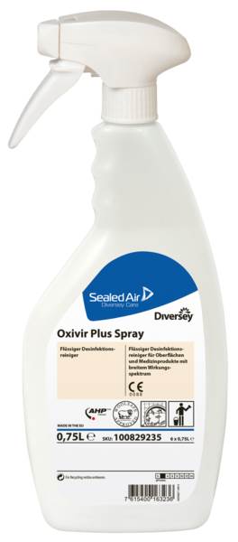 Diversey Oxivir Plus Spray            750ml (101106359) 0.75 L/BT