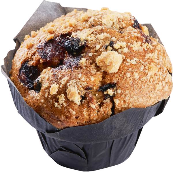 TK Baker&Baker Black Label Muffin Blueberry Burst, 130g, 24 ST/KT mit Butterstreuseln und Blaubeeren
