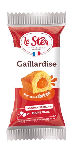 Gaillardise Mini Kuchen Aprikose, gefüllt, 1er-Portion à 30 g, 130 PO/KT