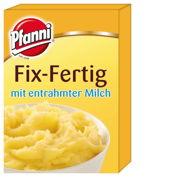 Pfanni Fix Fertig Püree mit Milch, (17329) 4 KG/KT