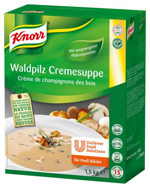 Knorr Waldpilz Cremesuppe, (16522) 1,5 KG/FS