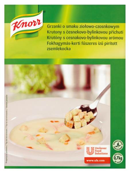 PL Knorr Grzanki ziołowo-czosnkowe 0,7 KG/PU